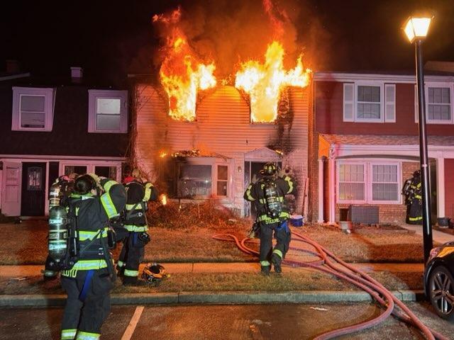 All hands fire in Rittenhouse Park.