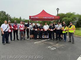 Members of the Willingboro Fire Department and American Red Cross - New Jersey Region.